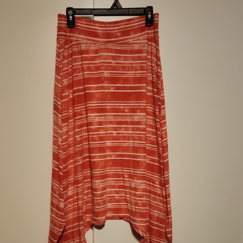 Joe Benbasset Pink Midi A-Line Asymmetrical Skirt for Casual Wear